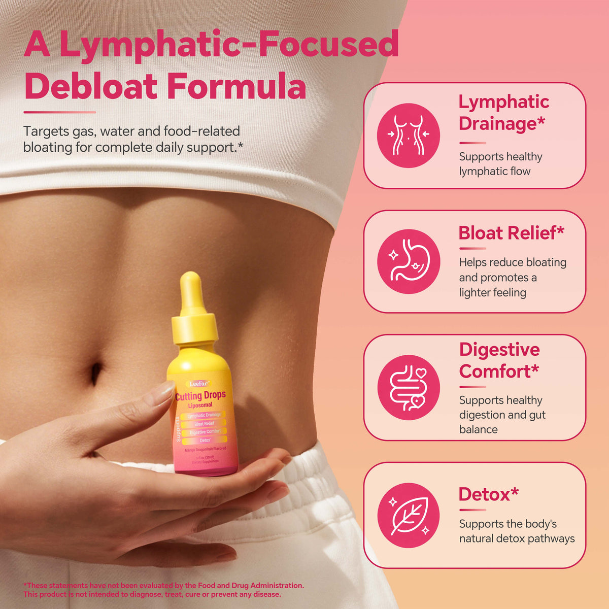 Cutting Drops™ — Lymphatic Debloat Formula
