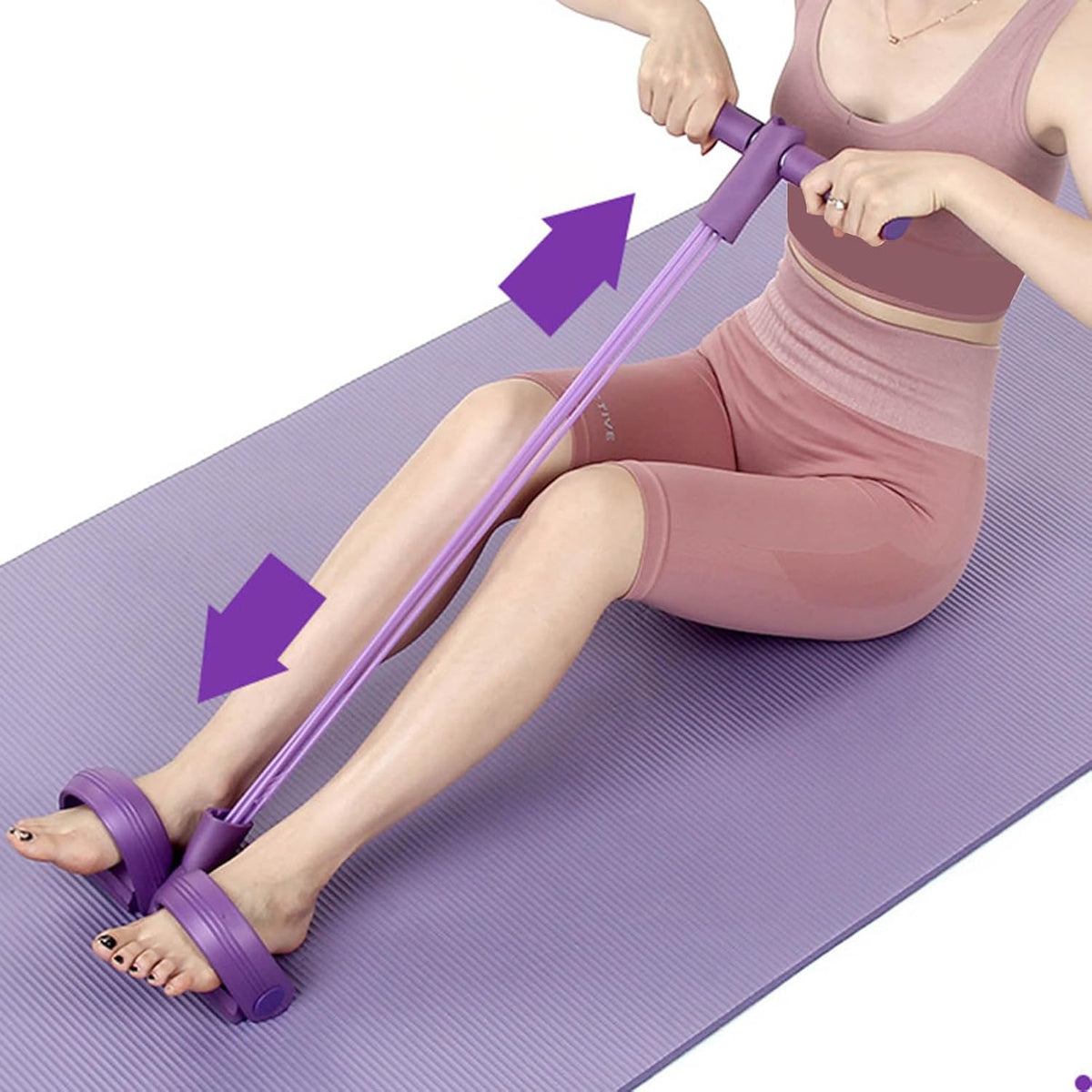 MoonFlex™ — 6-Tube Pedal Resistance Trainer