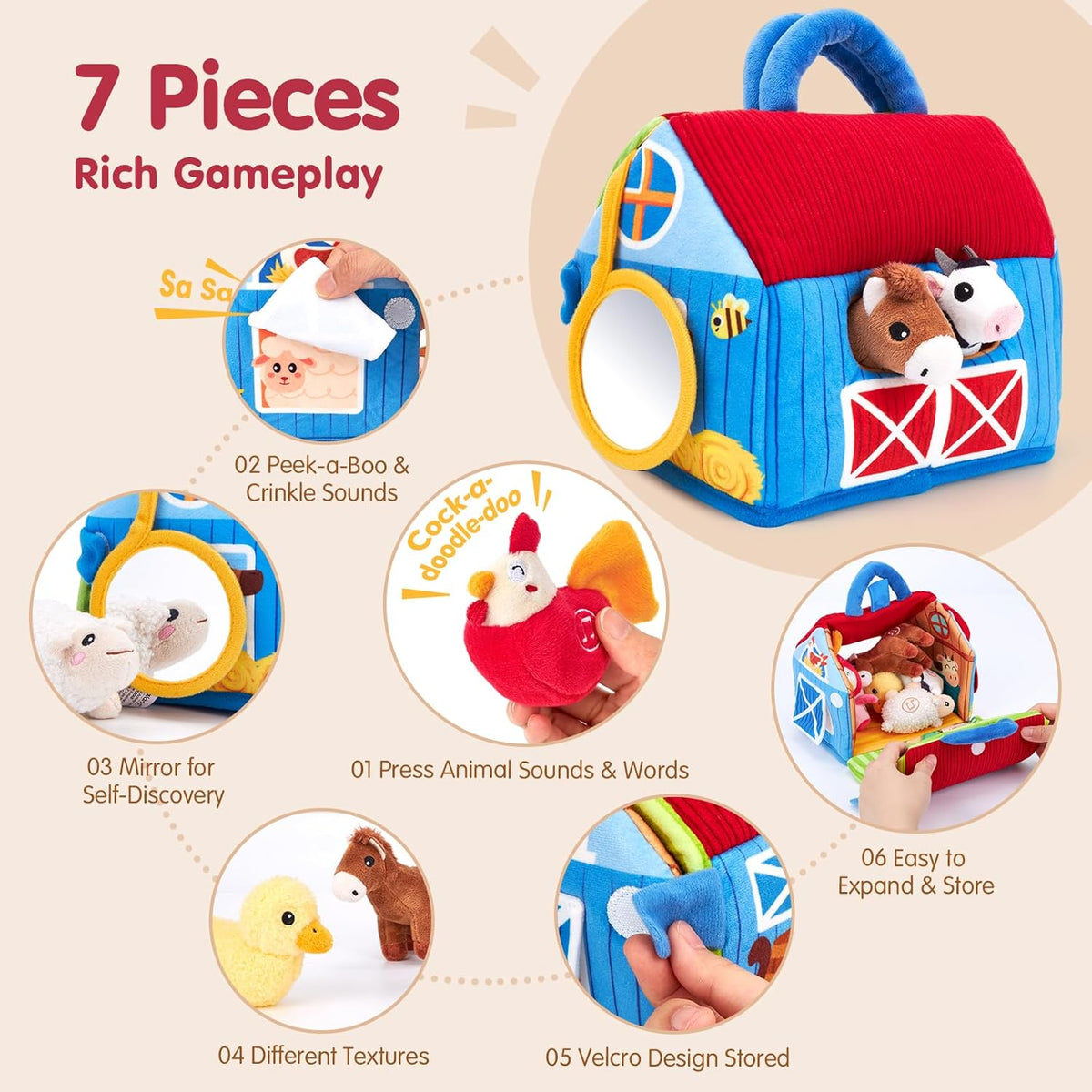 Little Barn™ — Talking Farm Friends Sensory Playset