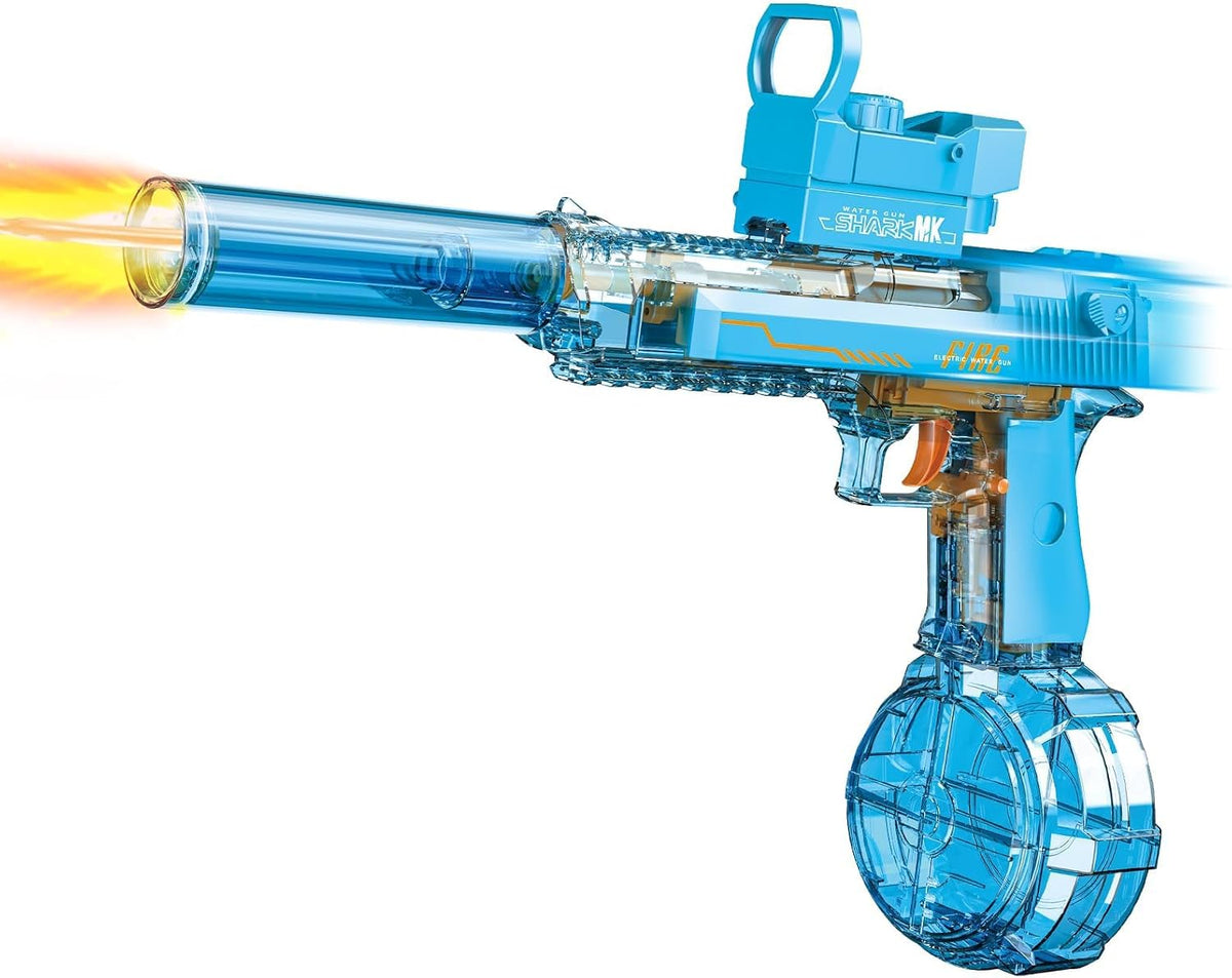 AquaStorm™ Electric Water Blaster — Auto-Fire · LED · USB Rechargeable