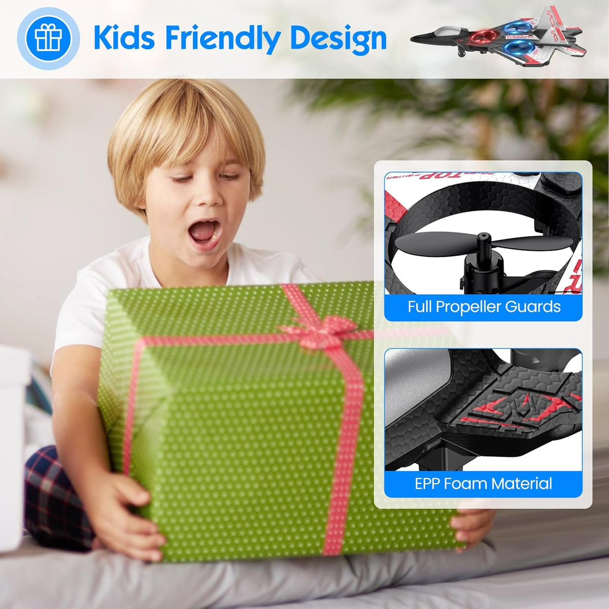 MoonJet™ — LED Stunt Fighter RC Plane