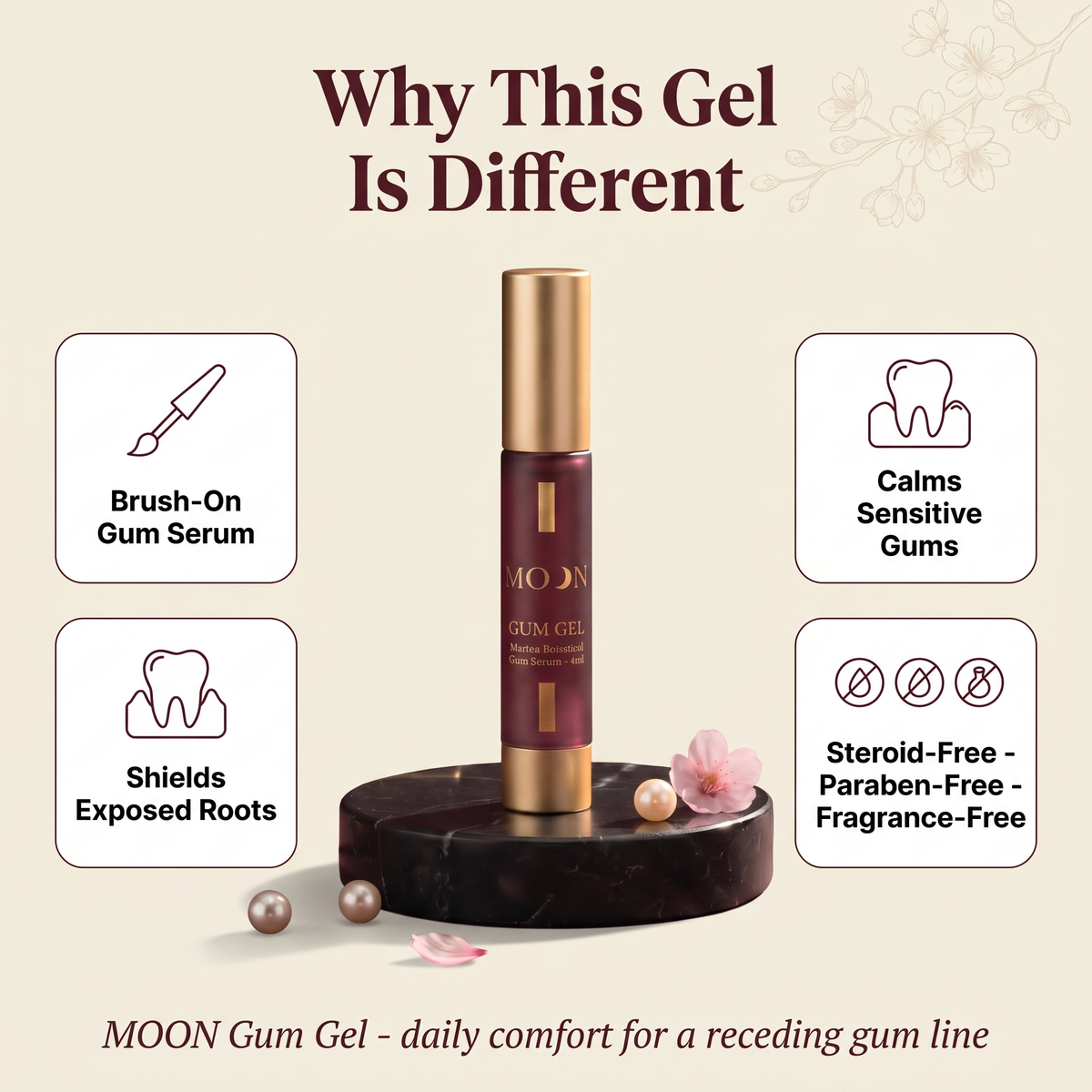 MoonWhite Gum Care Gel Pen
