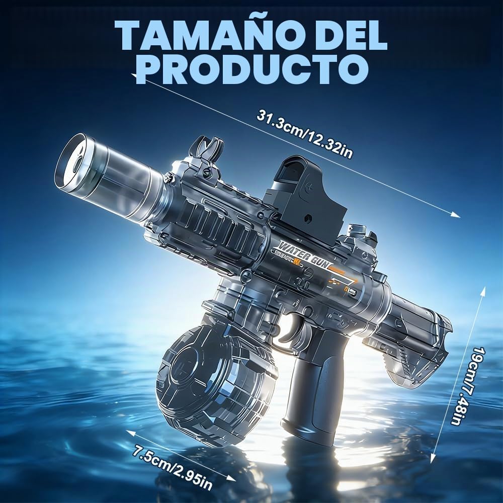 AquaStrike™ Desert Eagle Electric Water Blaster — LED Effects