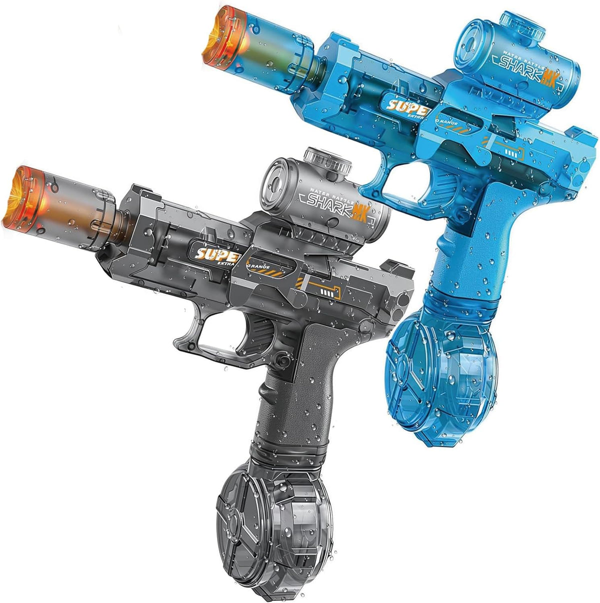 AquaStorm™ Electric Water Blaster — Auto-Fire · LED · USB Rechargeable