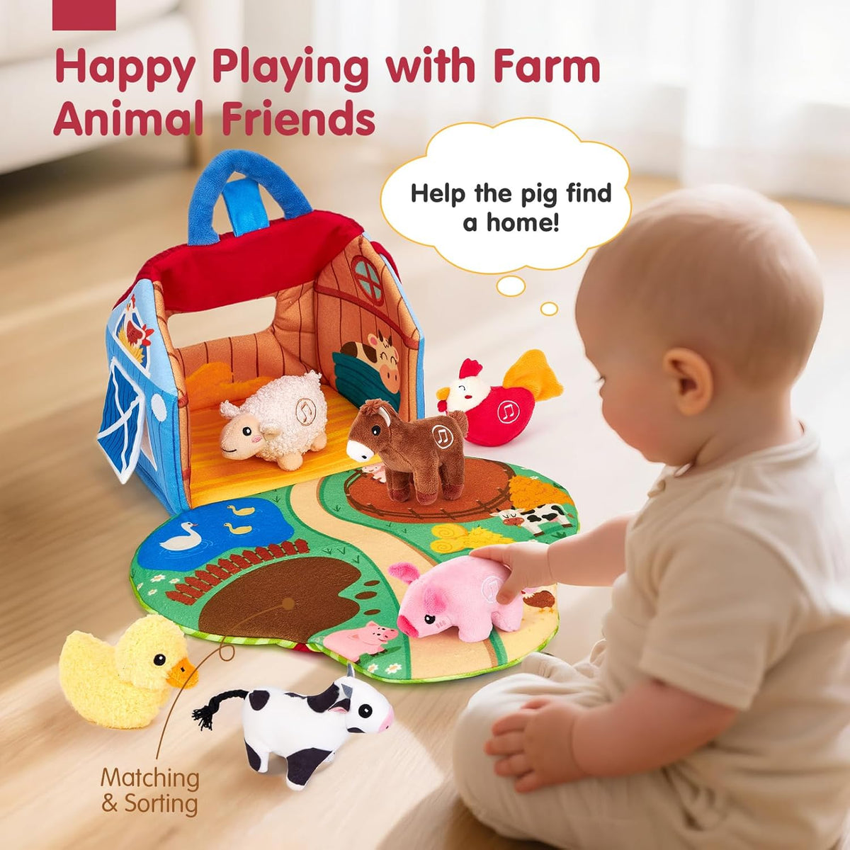 Little Barn™ — Talking Farm Friends Sensory Playset
