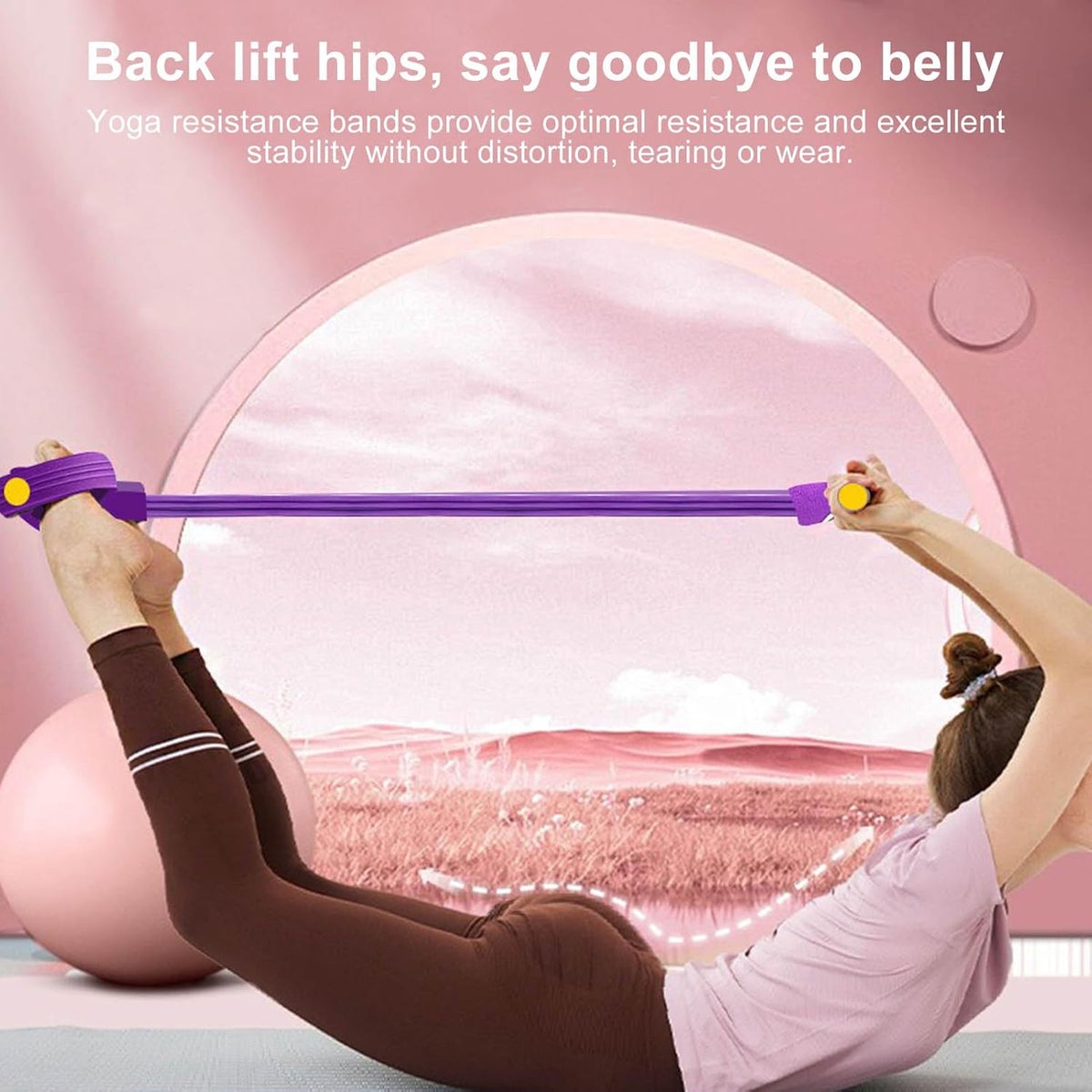 MoonFlex™ — 6-Tube Pedal Resistance Trainer