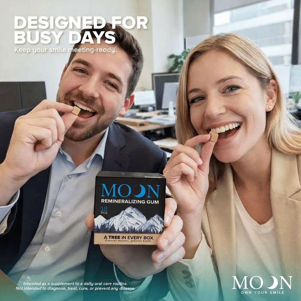 MoonWhite™️- Remineralizing Gum