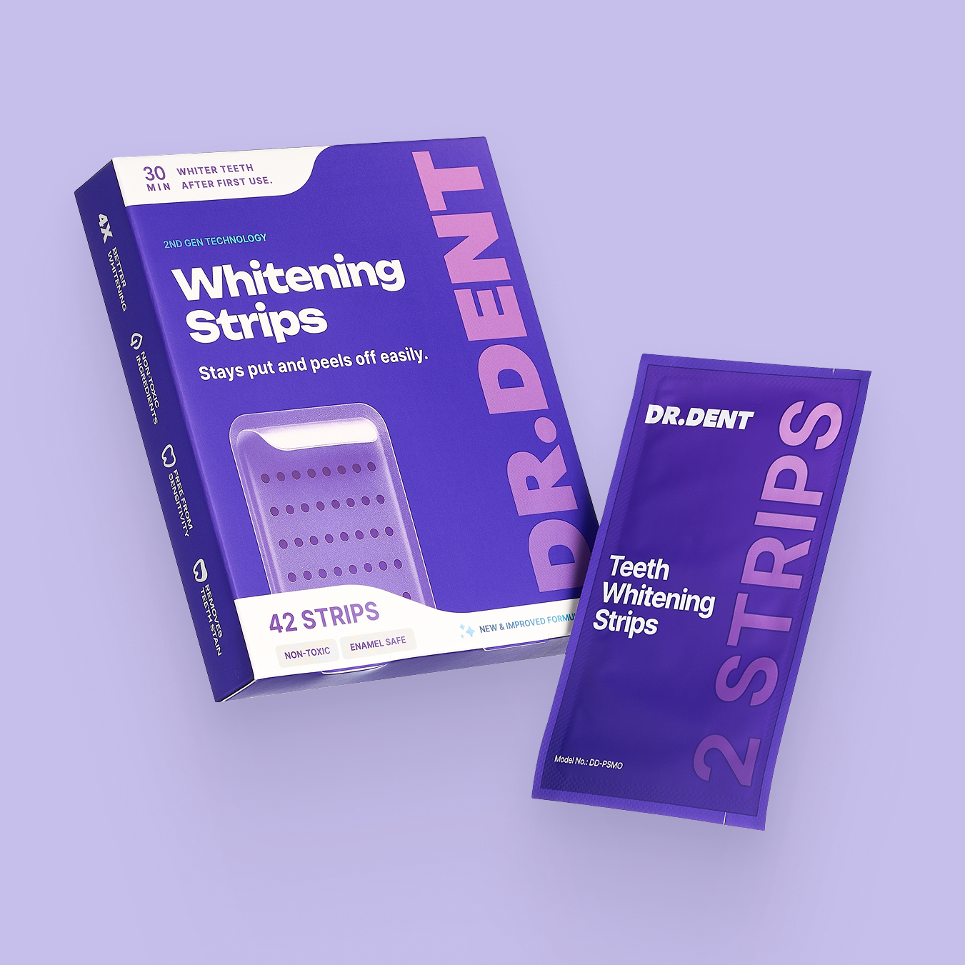 Bandes Blanchissantes Violettes