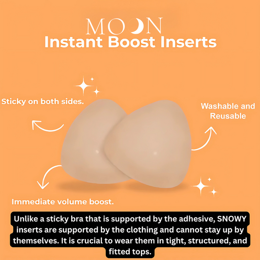 Moon™ Sticky Inserts - Instant Boost Non-Adhesive Nip Covers