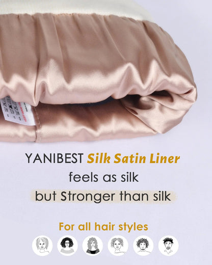 Butter Satin Lined Knit Skull Beanie