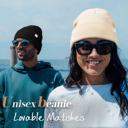 Butter Satin Lined Knit Skull Beanie