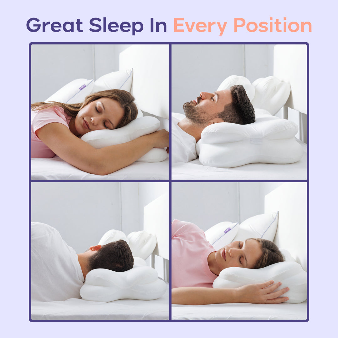 Cradles your head, supports your neck