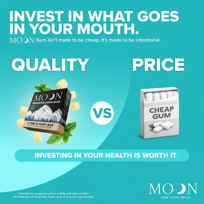 MoonWhite™️- Remineralizing Gum