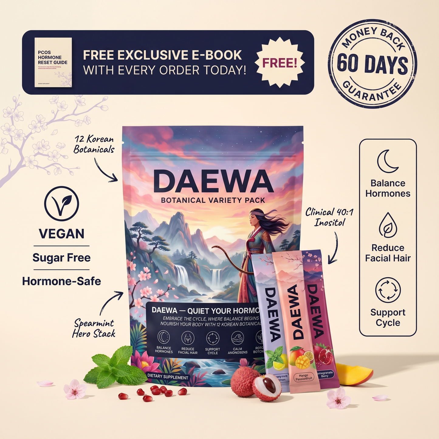 DAEWA — Korean Botanical Hormone-Balance Drink Mix