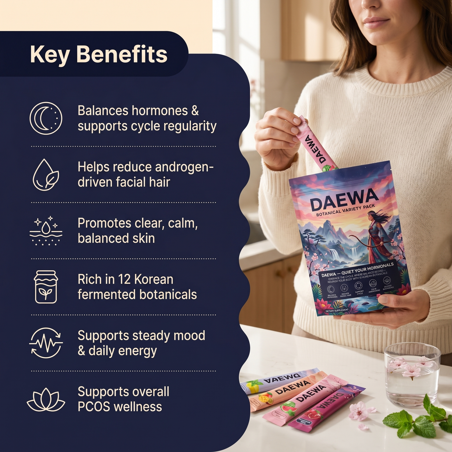 DAEWA — Korean Botanical Hormone-Balance Drink Mix