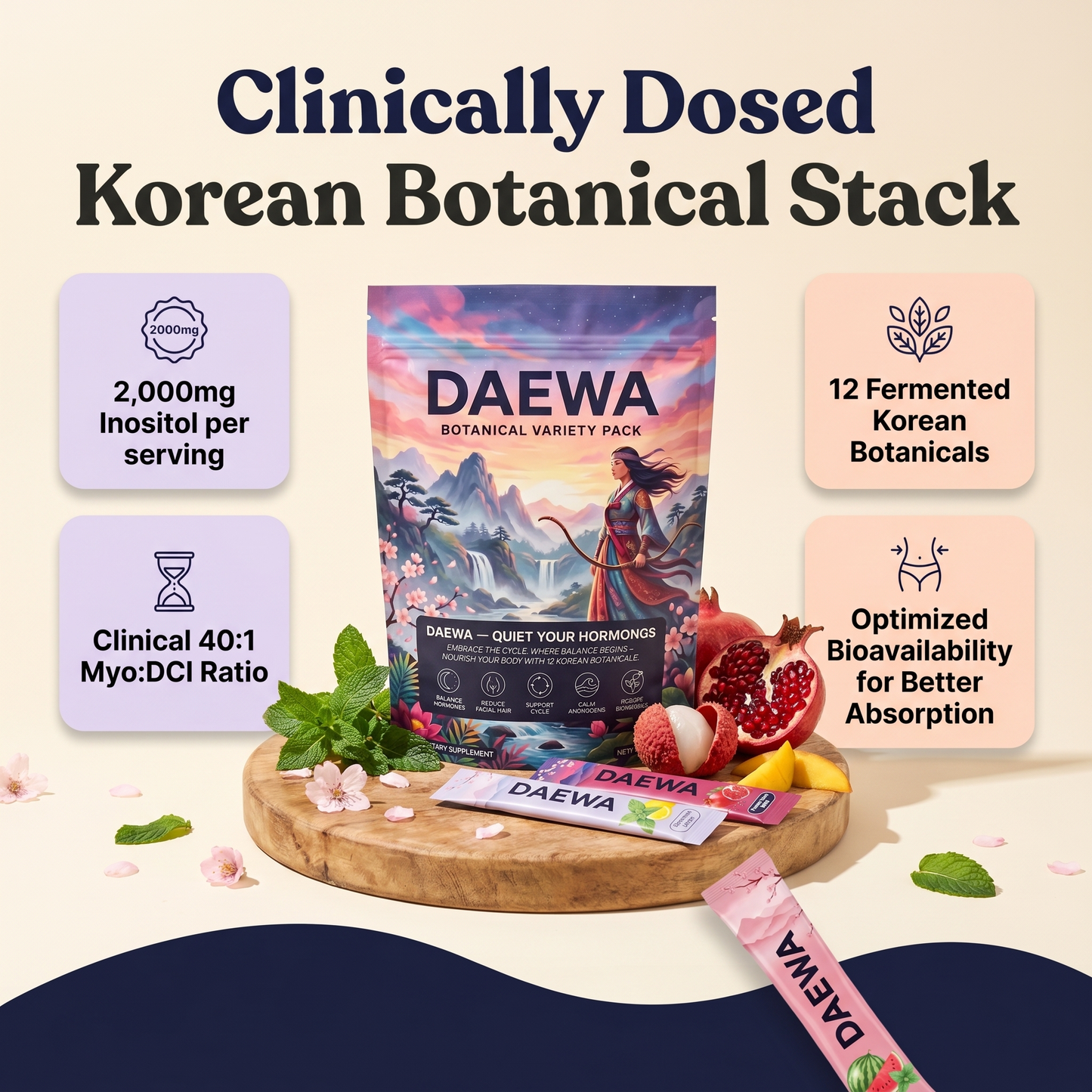 DAEWA — Korean Botanical Hormone-Balance Drink Mix