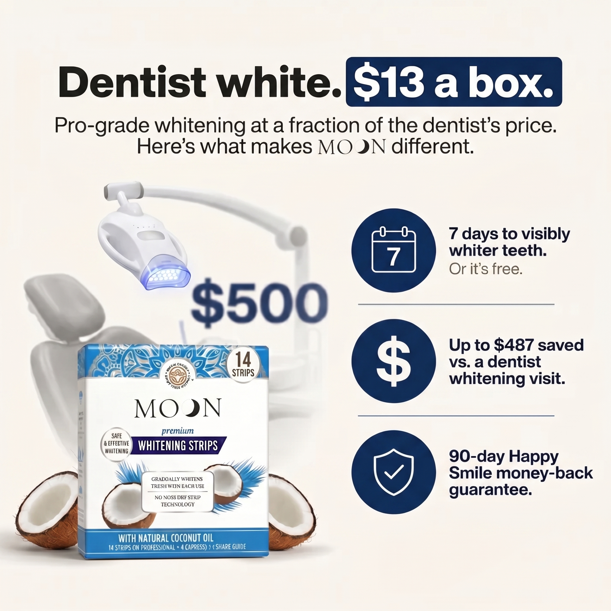 Coconut Whitening Strips
