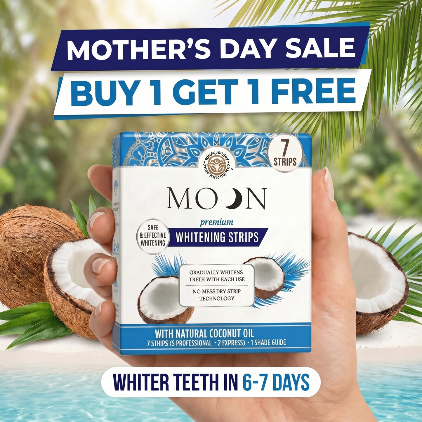 Coconut Whitening Strips