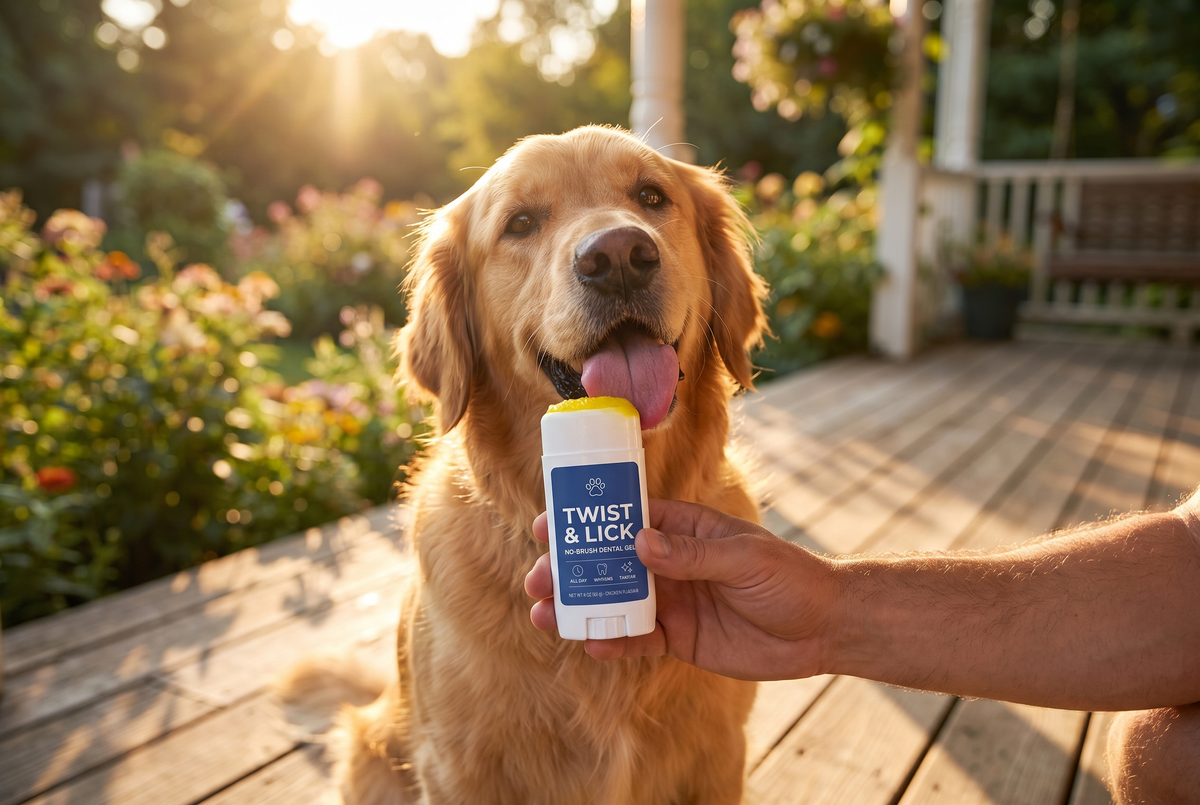 Twist &amp; Lick™ — No-Brush Dental Gel for Dogs