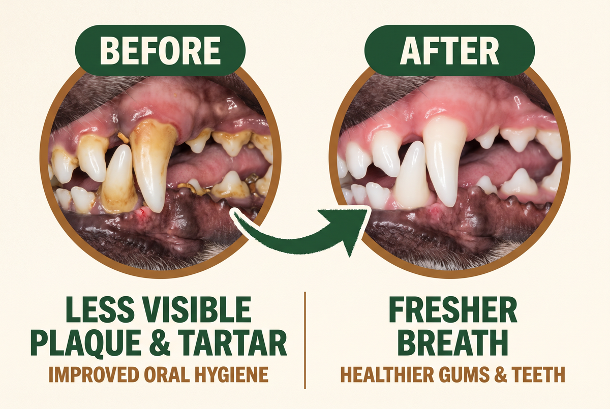 Scoop & Smile™ — Daily Dental Powder for Dogs