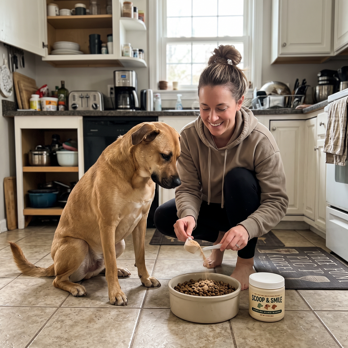 Scoop & Smile™ — Daily Dental Powder for Dogs