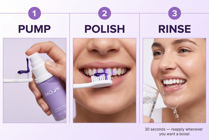 Pump, polish, rinse