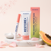 The Enamel Repair Duo — Restore+ toothpaste and Whiten+ pen