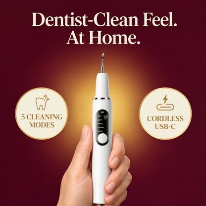 MOON Ultrasonic Tooth Cleaner, dentist-clean feel at home