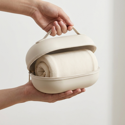 Packs compact into carry case