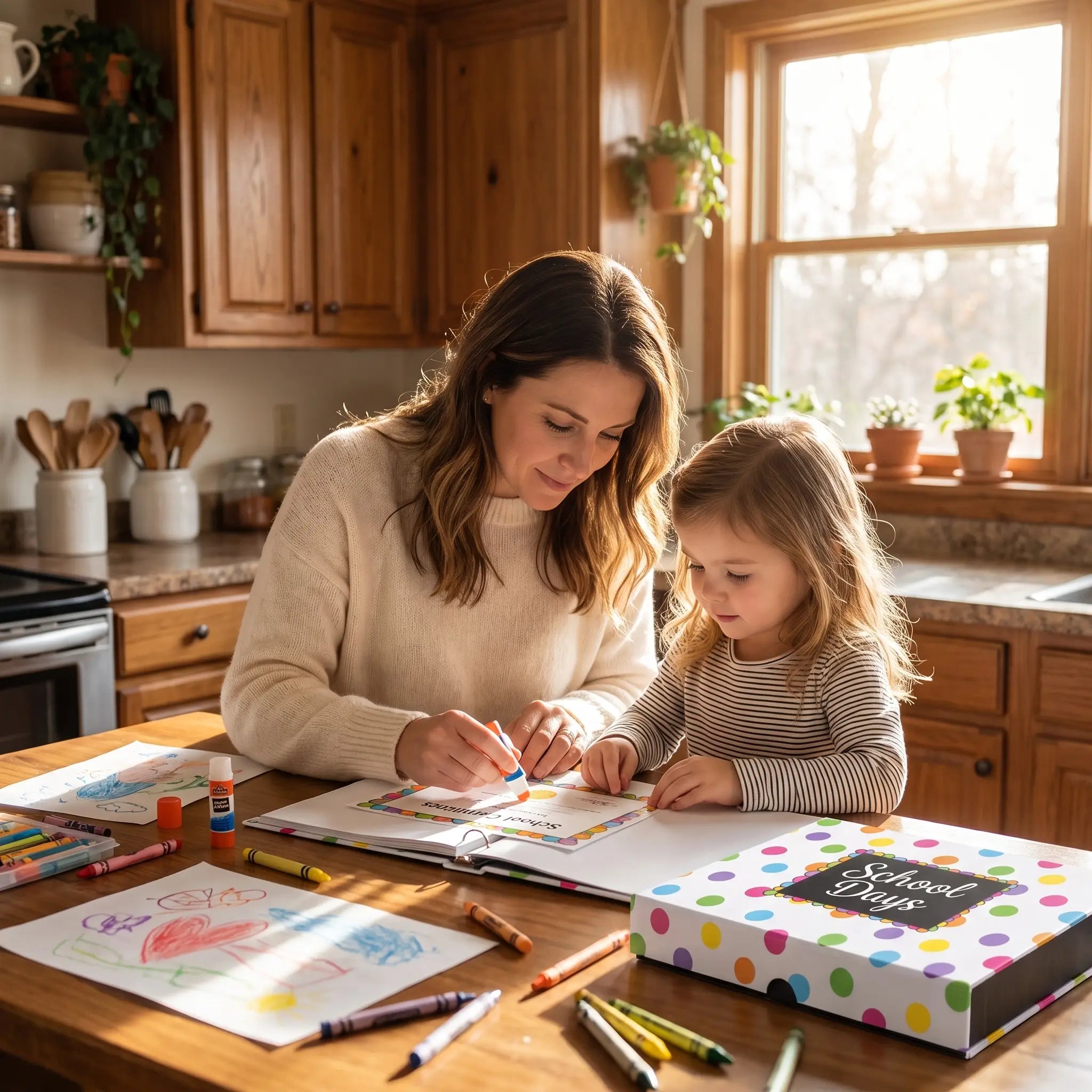 Filling the memory binder together